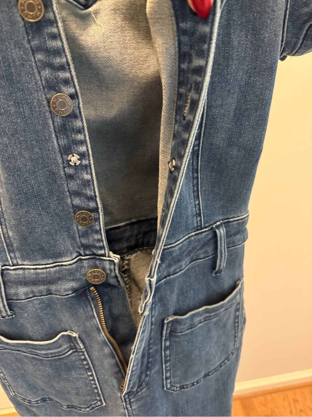 Show Me Your MuMu Everhart Blue Denim Jumpsuit - Picture 5 of 5